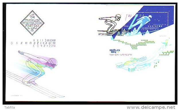 BULGARIA \ BULGARIE - 2014 - Jeux Olimpiques D´hiver A Sochi - FDC - Winter 2014: Sotschi