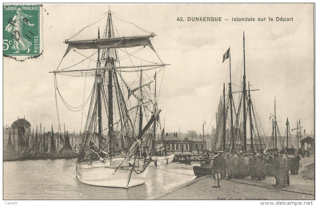 DUNKERQUE - Islandais Sur Le Départ - Dunkerque