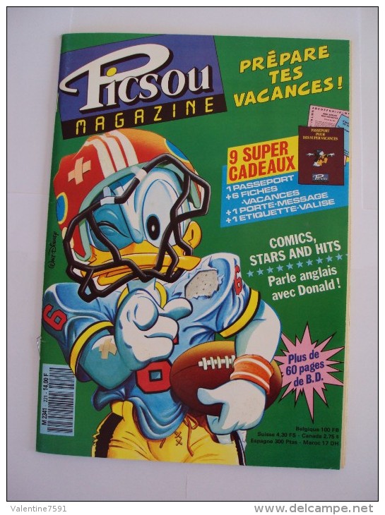 PICSOU Magazine M 2341-JUIN 1990- BON ETAT - Aucune Trace D'écriture Sur Les Jeux - Picsou Magazine