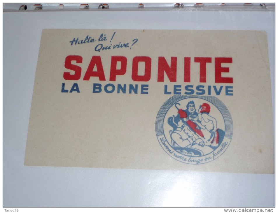 BUVARD COLLECTION    SAPONITE  Lessive Soldat Frigien - L