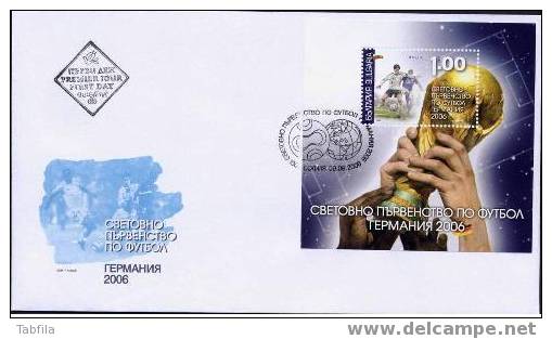 BULGARIA \ BULGARIE - 2006 - Fousball Weltmeisterschaft Im Germani - FDC - 2006 – Allemagne