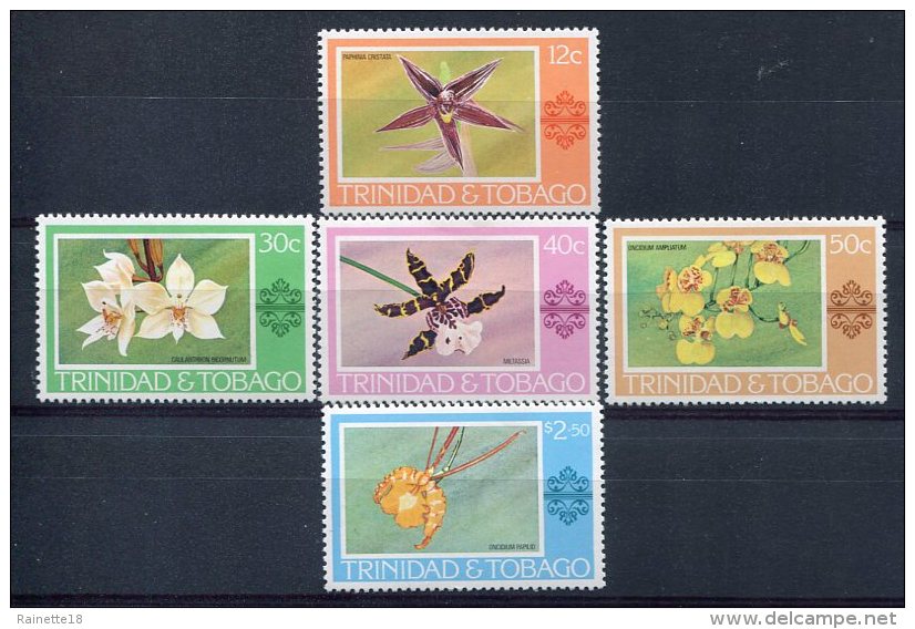 Trinidad And Tobago                          372/376  **       Fleurs/flowers - Trinidad & Tobago (1962-...)