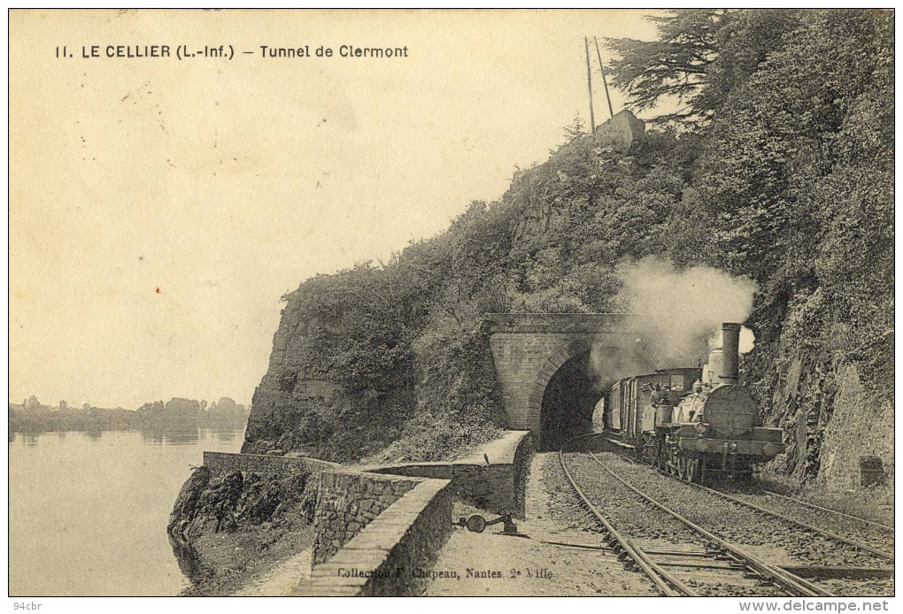 CPA.(44)   LE CELLIER Tunnel De Clermont - Le Cellier