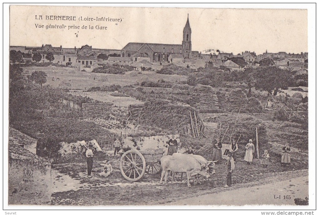 LA BERNERIE. - Vue Générale Prise De La Gare. Superbe Cliché - La Bernerie-en-Retz