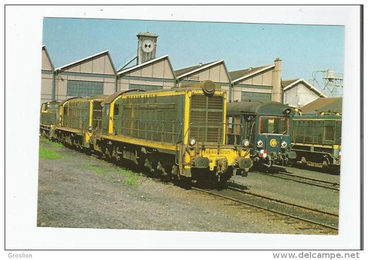 CONFLANS JARNY (54) 65 LA LOCOMOTIVE BALDWIN A1 A A1 A 62025 DU DEPOT DE THIONVILLE STATIONNE AU COTE D´AUTRES MACHINES - Jarny