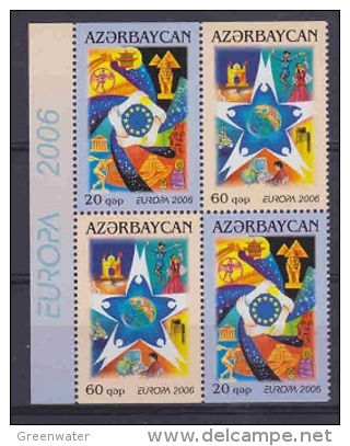 Europa Cept 2006 Azerbaijan 2x2v From Booklet  ** Mnh (25430) - 2006