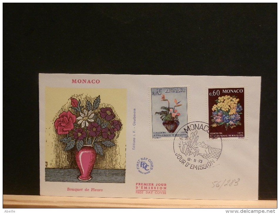 56/283  FDC  MONACO.  1973 - Brieven En Documenten