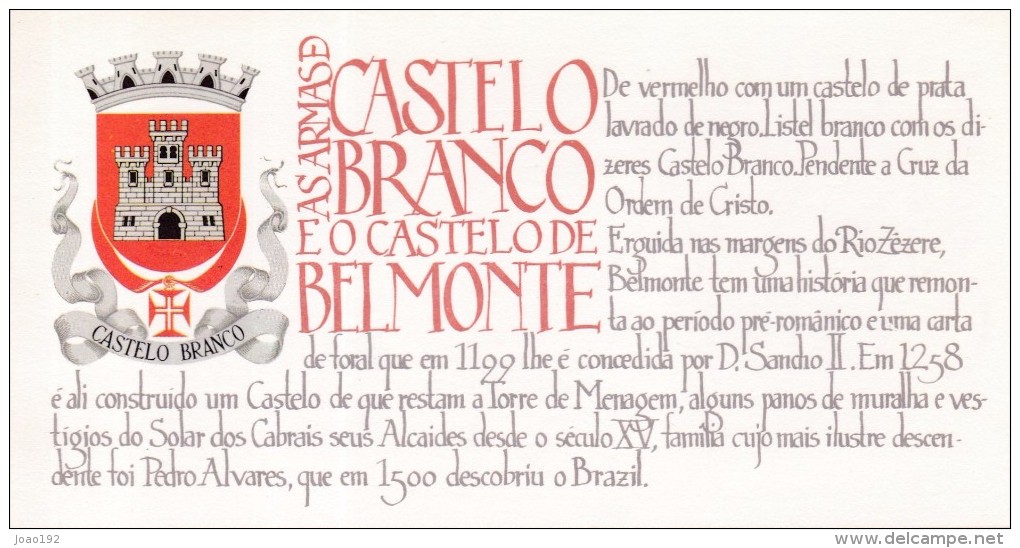 1986 - Caderneta Afinsa Nº 47 - 1775. Castelo De Belmonte E Brasão De Castelo Branco. Bloco De 4 Selos Novos Sem Charnei - Neufs