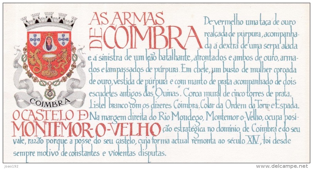 1986 - Caderneta Afinsa Nº 48 - 1776. Castelo De Montemor-o-velho E Brasão De Coimbra. Bloco De 4 Selos Novos - Neufs