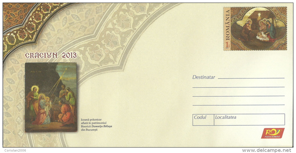 Romania 2013 / Christmas / Postal Stationery - Christmas