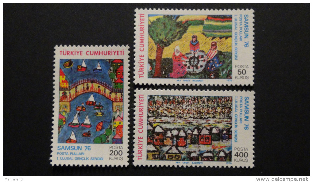 Turkey - 1976 - Mi:2388-90**MNH - Look Scan - Unused Stamps