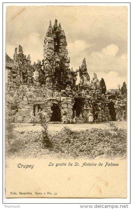 NELS - Série 2 N° 34 - CRUPEY  -  La Grotte De St Antoine De Padoue - Collections & Lots
