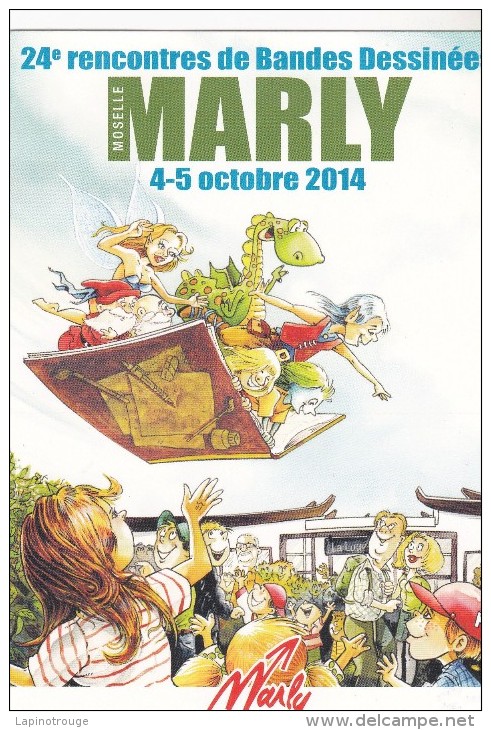 Carte Postale DRESS Jean-Louis Festival BD Marly 2014 - Tarjetas Postales