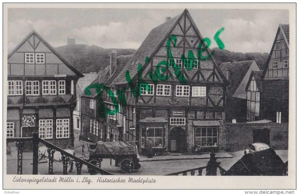 Mölln, Eulenspiegelstadt, Marktplatz, Um 1930 - Mölln