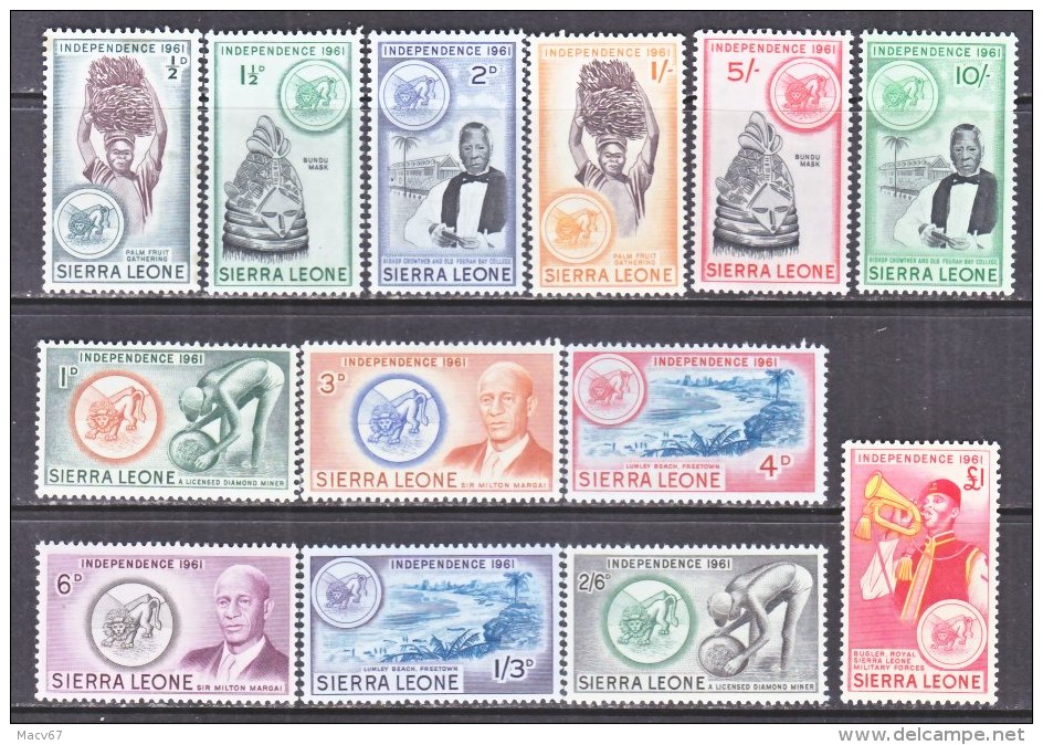 SIERRA  LEONE  206-20  * - Sierra Leone (...-1960)