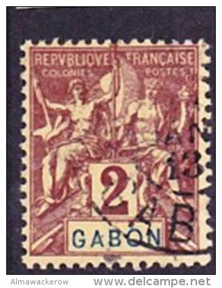 2015-0468 Gabon Yvert 17 Oblitere O - Gebraucht