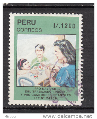 ##19, Pérou, Peru, Enfant Postant Des Lettres, Children Mailing Letters, Noël, Christmas, Poste, Post - Pérou