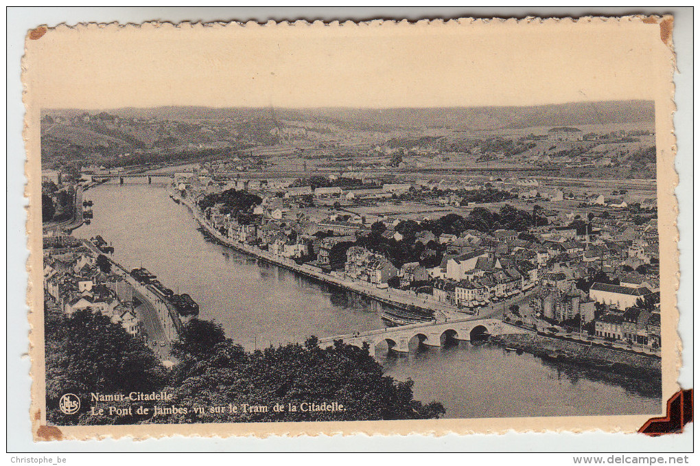 Namur Citadelle, Le Pont De Jambes Vu Sur Le Tram De La Citadelle (pk25136) - Namur