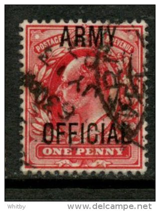 Great Britain 1902 1p King Edward Army Overprint Issue #O60 - Service