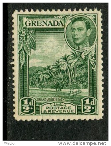 Grenada 1938 1/2p Grand Anse Beach Issue #132a  MH - Grenada (...-1974)