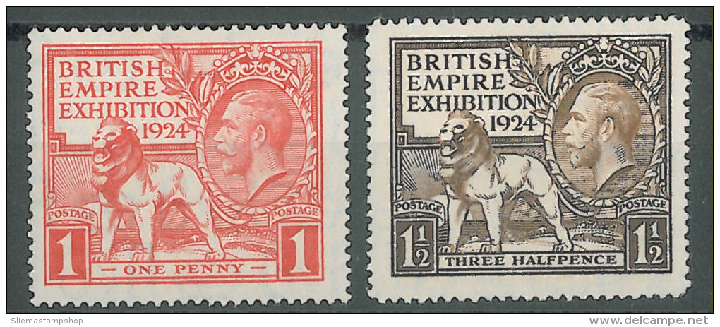 GREAT BRITAIN - 1924 British Empire - Unused Stamps