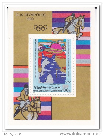 Mauritanië 1980, Postfris MNH, Olympic Games - Mauritanië (1960-...)