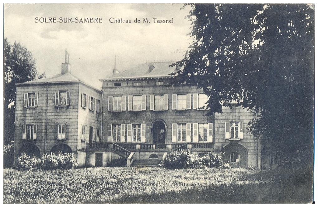 SOLRE SUR SAMBRE    CHATEAU DE M. TASSNEL - Erquelinnes