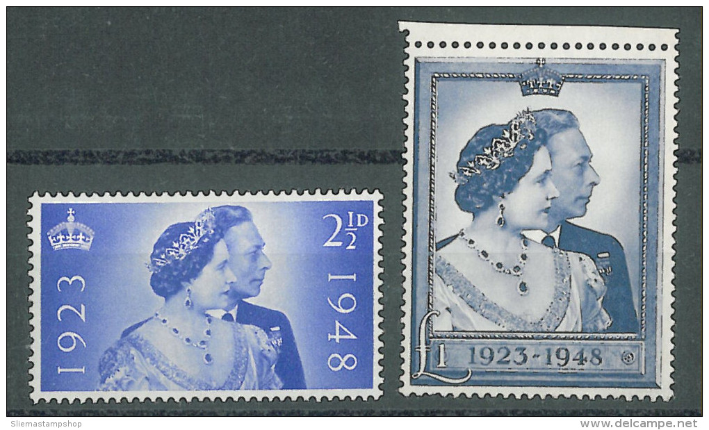 GREAT BRITAIN - 1948 Silver Wedding - Nuovi