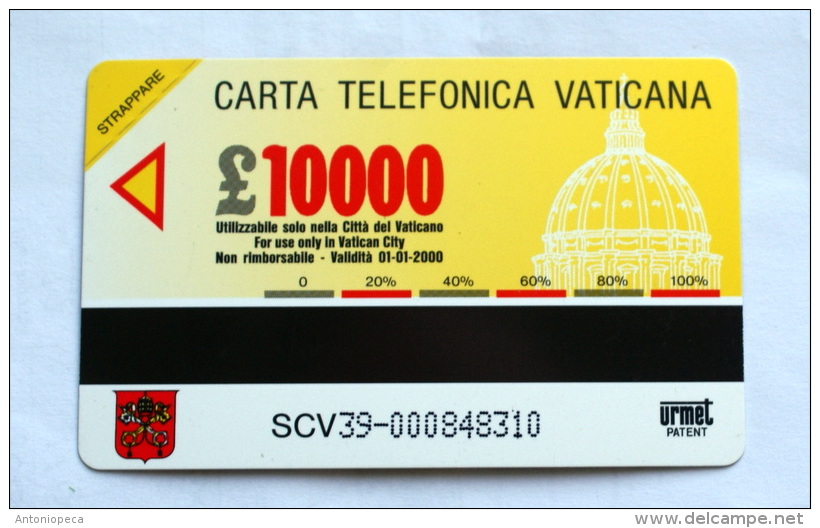 VATICANO 1997 - SCV 39 VERSO ANNO SANTO 2000, NUOVA - Vatikan