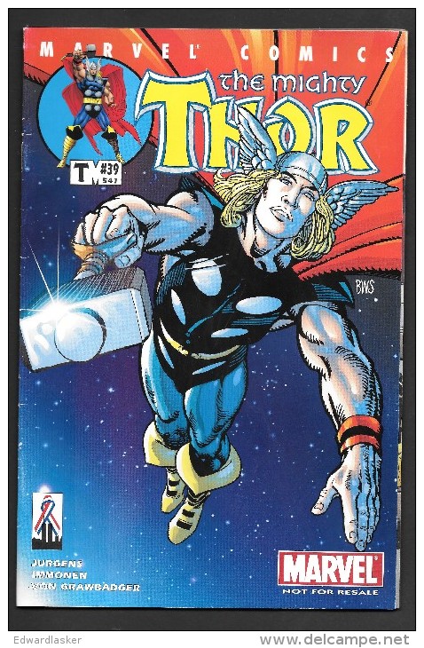 THE MIGHTY THOR (VO) N°39 / 541 - Marvel - Août 2002 - Jurgens Immonem - Très Bon état - Marvel