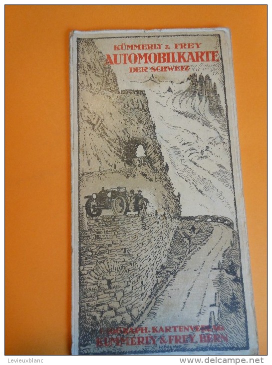 Carte De L'Automobiliste De La Suisse/Kummerly & Frey/BERNE/Vers 1910-1920 - Cartes Géographiques