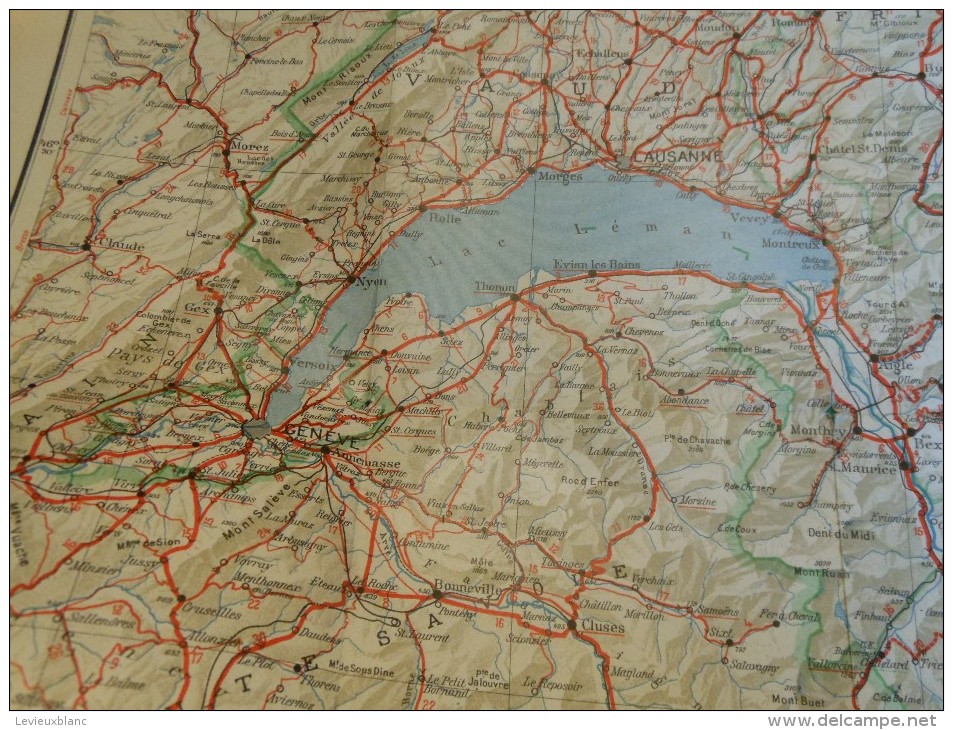 Carte de l'Automobiliste de la Suisse/Kummerly & Frey/BERNE/Vers 1910-1920