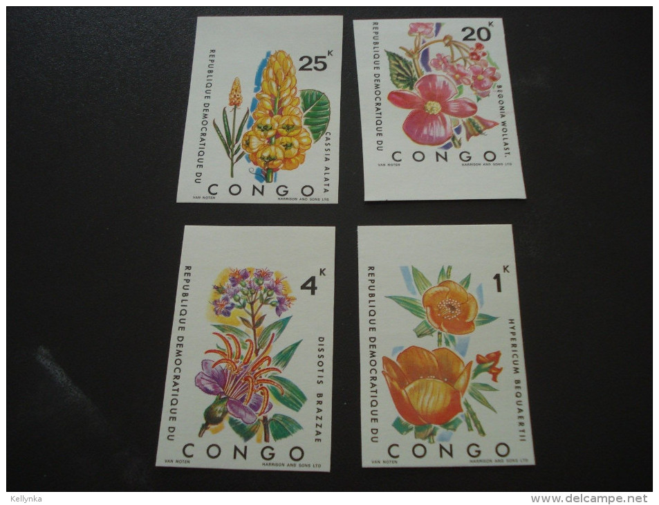 République Démocratique Du Congo - 778/781 - Non Dentelé - Ongetand - Imperforated - Flowers - 1971 - MNH - Nuevas/fijasellos