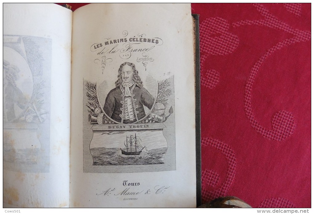 Les Marins Célèbres De La France Par A.Lemercier 1872 - 1801-1900