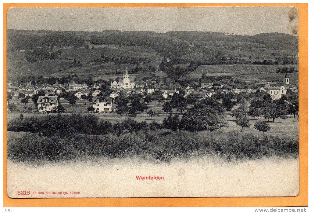 Weinfelden 1917 Postcard - Weinfelden