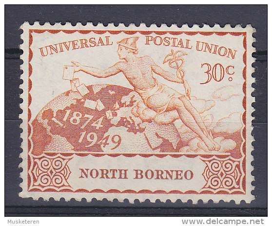 North Borneo 1949 Mi. 275      30c. UPU Weltpostverein MH* - North Borneo (...-1963)