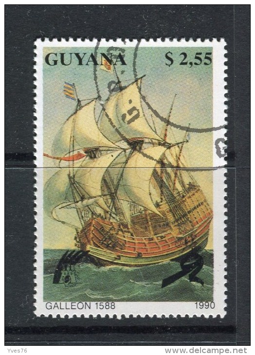 GUYANA - Y&T N° 2361° - Bateau - Galion - Guyana (1966-...)