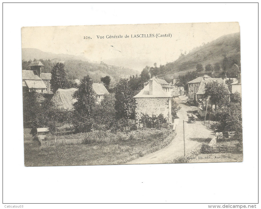 LASCELLE (Cantal) - Vallée De Mandailles - Vue Générale - Animée - Autres & Non Classés