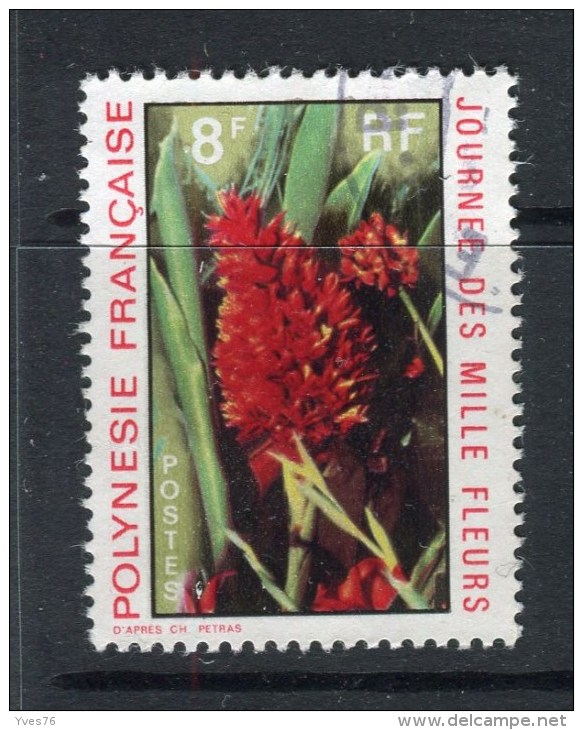 POLYNESIE FRANCAISE - Y&T N° 83° - Fleur Rouge - Oblitérés