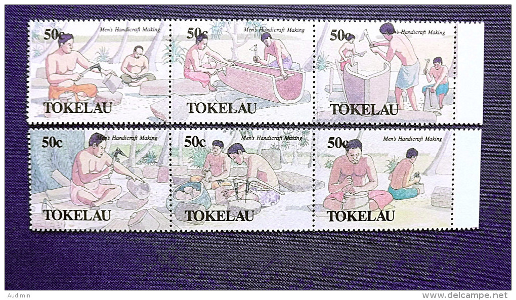 Tokelau 177/82 **/mnh, Traditionelles Handwerk - Tokelau