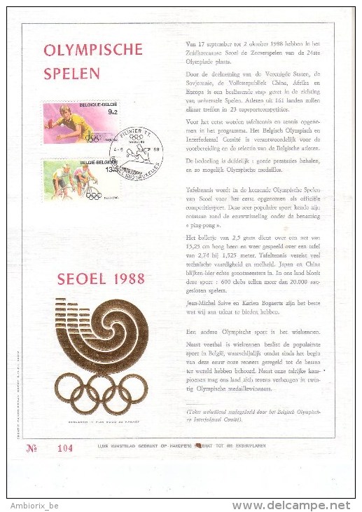 Carte Max Gold 2285-86 Olympische Spelen - 1981-1990