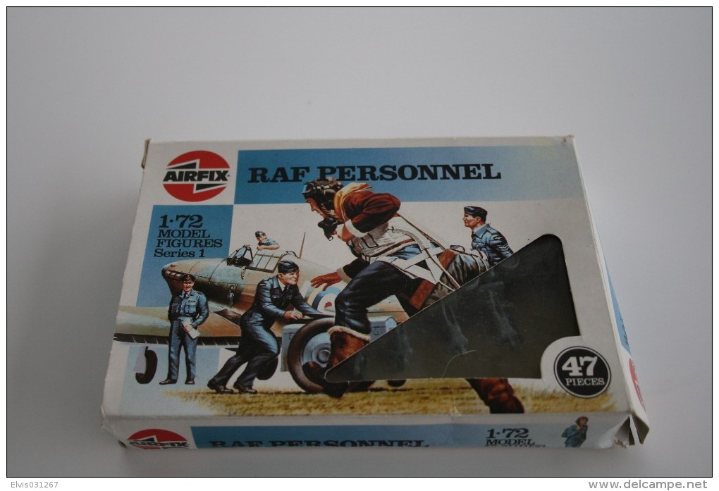Airfix WW2 R.A.F. Personnel, Scale HO/OO, Vintage - Figurines