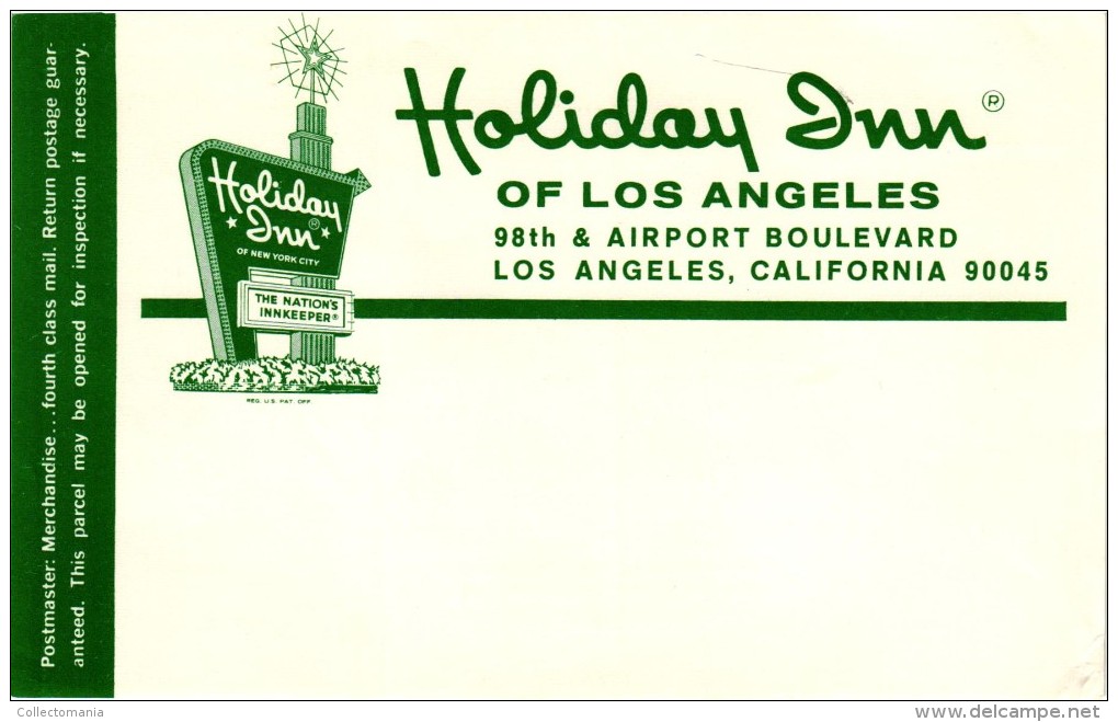 27 HOTEL LABELS USA  CALIFORNIA  Los Angeles Carmel Hollywood Beverley Hills Santa Barbara Oakland