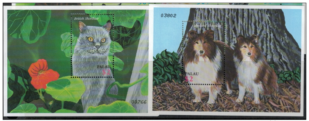 Palau 2002 SC 680-683 MNH Pets - Palau