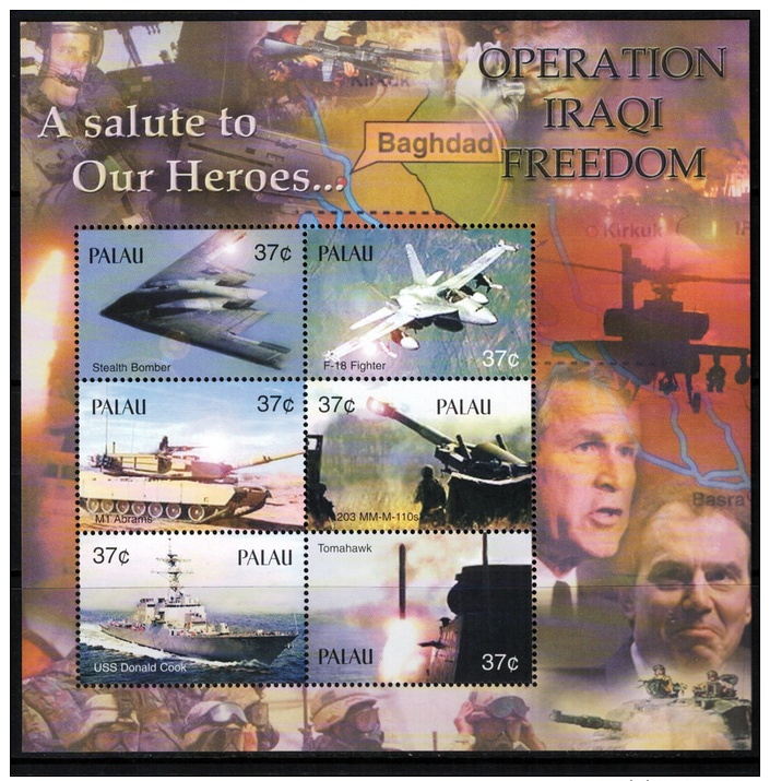 Palau 2003 SC 726 MNH Iraqi Freedom - Palau