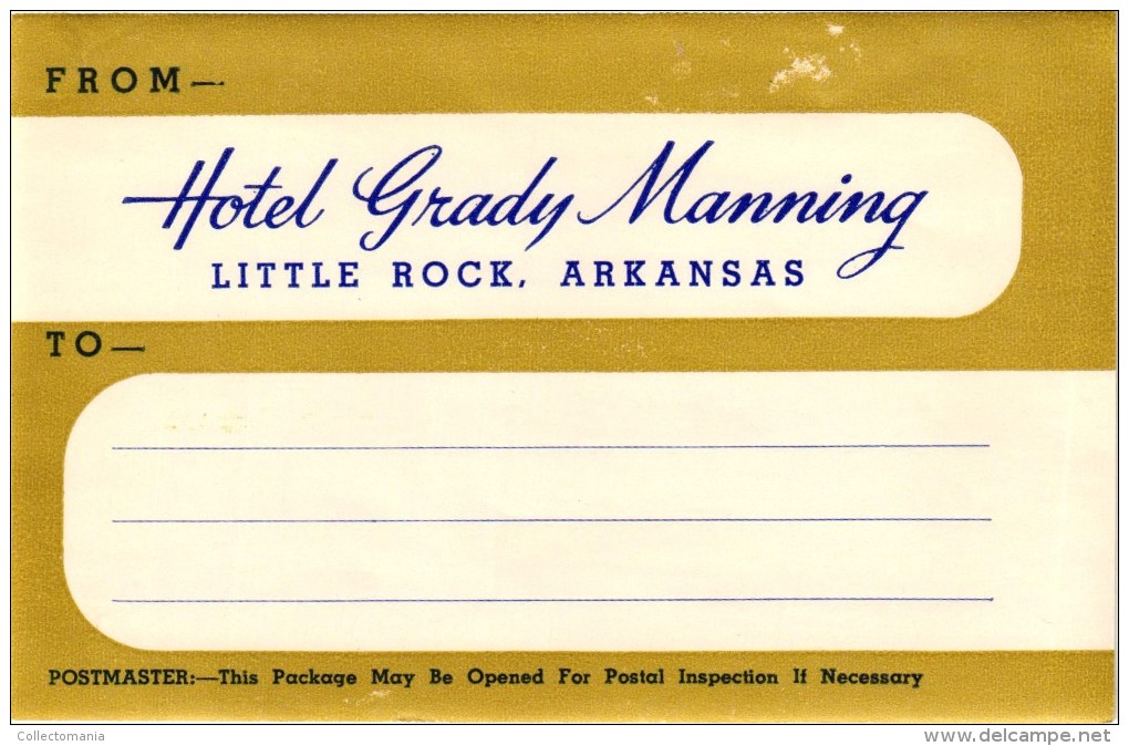 18 HOTEL LABELS ARKANSAS COLORADO SOUTH CAROLINA CONNECTICUT DELAWARE DAKOTA FLORIDA