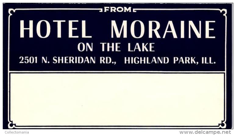 26 HOTEL LABELS USA GEORGIA Rome Augusta Atlanta  HAWAIHonolulu Waikiki  ILLINOIS Galesburg Chicago Quincy