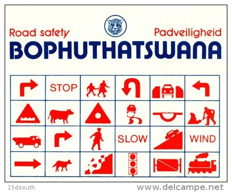 Bophuthatswana - 1978 Road Safety Collectors Sheet # SG 25-28 , Mi 25-28 - Unfälle Und Verkehrssicherheit