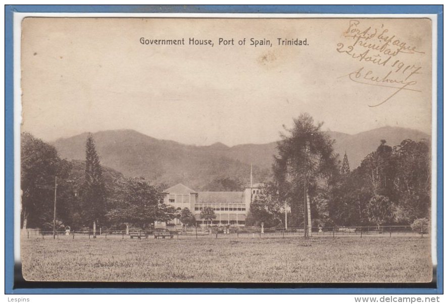 Amérique  - ANTILLES -- Trinidad - Government House , Port Of Spain - Trinidad