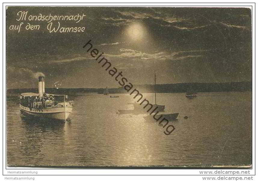 Mondscheinnacht Auf Dem Wannsee - Wannsee